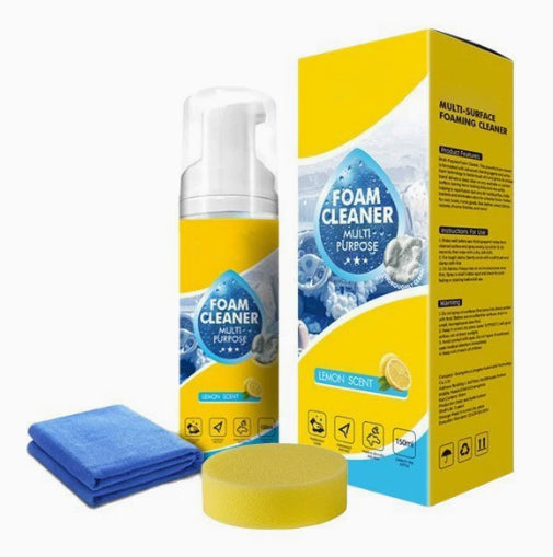 🔥 TIMNAMY® 4-in-1 Multi-Enzyme Foam Cleaner | Deep Cleaning Foam for Car Interior, Sofa, Kitchen & Bathroom