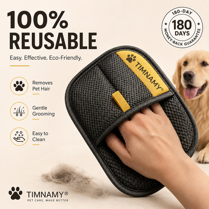 80% OFF TODAY🔥:TIMNAMY® 🎁Electrostatic Pet Hair Removal Glove – Lifts Embedded Fur in Seconds, Reusable & Washable, Works on Sofas, Clothes & Cars🎁🎁1