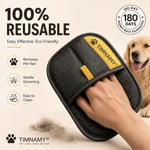 80% OFF TODAY🔥:TIMNAMY® 🎁Electrostatic Pet Hair Removal Glove – Lifts Embedded Fur in Seconds, Reusable & Washable, Works on Sofas, Clothes & Cars🎁🎁1