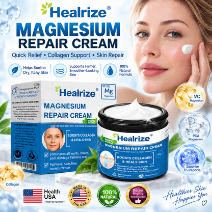 ✨ Official Store | Healrize® Magnesium Firming Body Cream – Deep Hydration for Smoother, Firmer-Looking Skin💝
