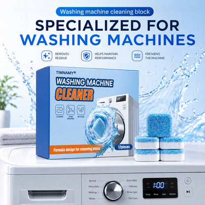 🔥TIMNAMY® Washing Machine Cleaner Tablets | Deep Drum Cleaning, Odor Removal & Residue Decontamination🎁🎁1