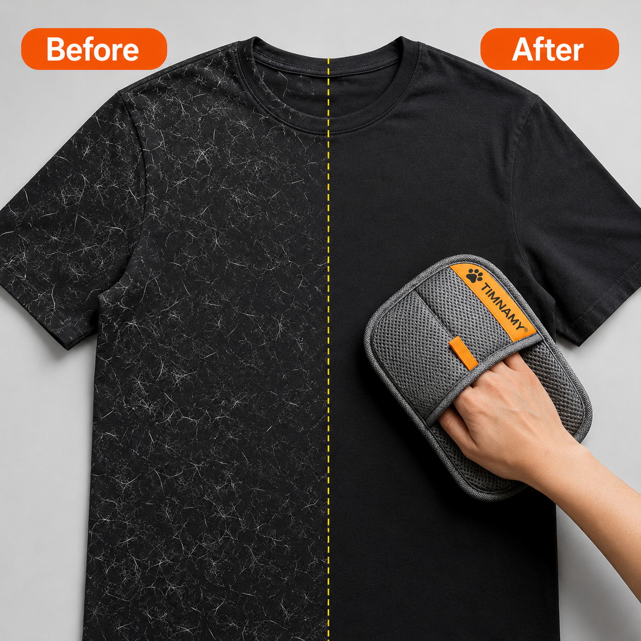80% OFF TODAY🔥:TIMNAMY® 🎁Electrostatic Pet Hair Removal Glove – Lifts Embedded Fur in Seconds, Reusable & Washable, Works on Sofas, Clothes & Cars🎁🎁1