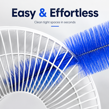 ⚡ 49% OFF Today 🔥 Healrize® Bendable Microfiber Fan & Vent Cleaner | 3-Pack Reusable Flexible Dust Remover Brush for Home, Car, Blinds & Hard-to-Reach Corners🧹1