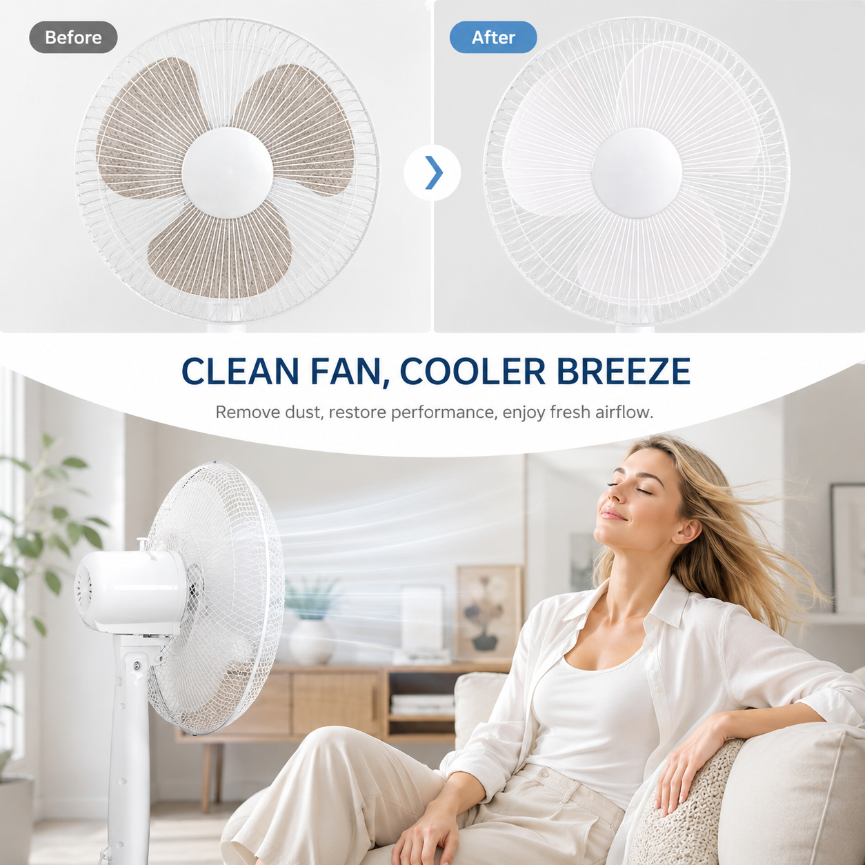 ⚡ 49% OFF Today 🔥 Healrize® Bendable Microfiber Fan & Vent Cleaner | 3-Pack Reusable Flexible Dust Remover Brush for Home, Car, Blinds & Hard-to-Reach Corners🧹1