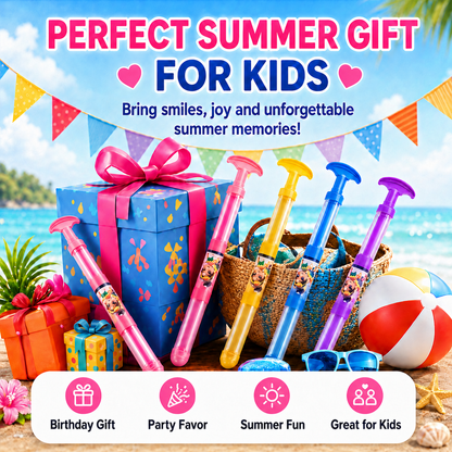 🥳 2026 HOT SALE💞70K+ SOLD! · 58% OFF! TIMNAMY® Pull-Out Firework Water Gun Toy 🎆💦 Fun Splash Water Blaster for Pool, Beach, Bath & Garden