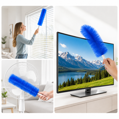 ⚡ 49% OFF Today 🔥 Healrize® Bendable Microfiber Fan & Vent Cleaner | 3-Pack Reusable Flexible Dust Remover Brush for Home, Car, Blinds & Hard-to-Reach Corners🧹1