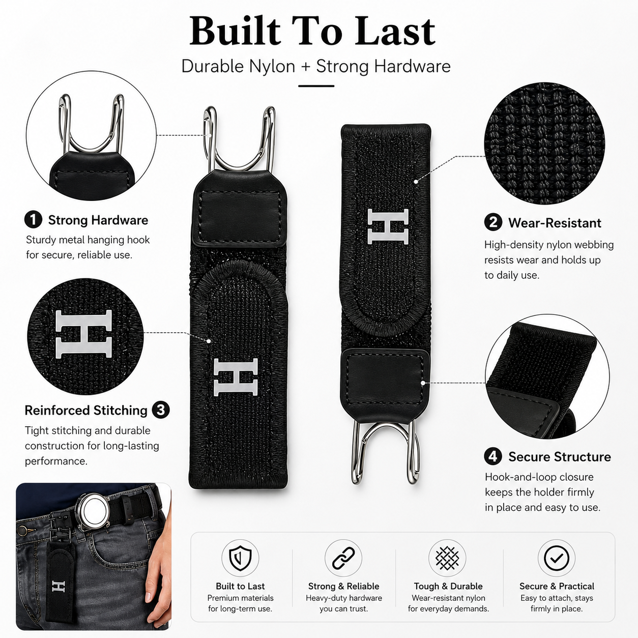 ✨Healrize® No-Buckle Elastic Comfort Belt | Invisible Stretch Velcro Belt for Jeans, Pants & Travel👖1