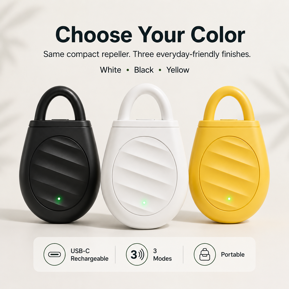 🐦Healrize® No more trouble from birds, beasts and locusts！Portable Ultrasonic Bird Repellent Keychain