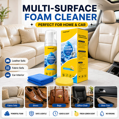 🔥 Healrize® 4-in-1 Multi-Enzyme Foam Cleaner | Deep Cleaning Foam for Car Interior, Sofa, Kitchen & Bathroom✨✨3