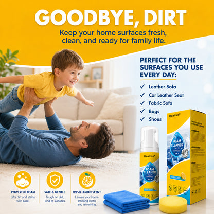 🔥 Healrize® 4-in-1 Multi-Enzyme Foam Cleaner | Deep Cleaning Foam for Car Interior, Sofa, Kitchen & Bathroom✨✨3
