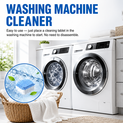 🔥TIMNAMY® Washing Machine Cleaner Tablets | Deep Drum Cleaning, Odor Removal & Residue Decontamination🎁🎁1