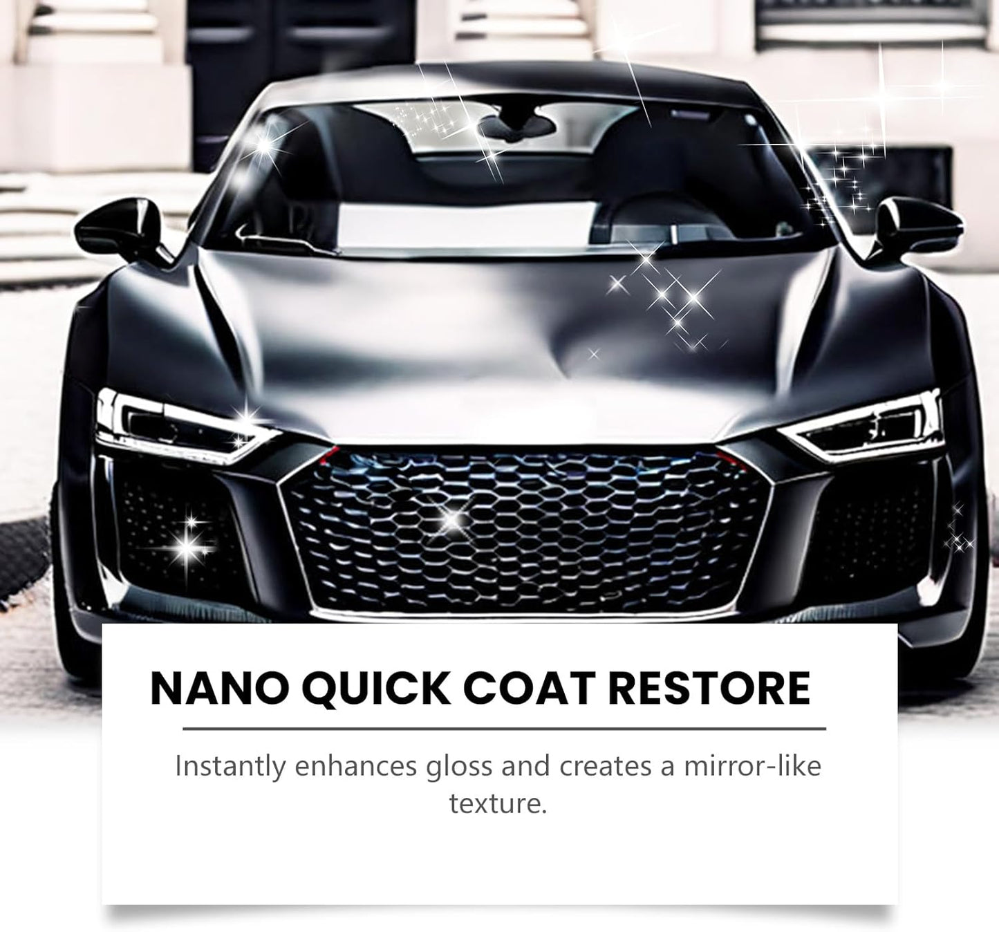🔥 Healrize® 3-in-1 Nano Quick Coat Restore Spray | Waterless Car Wash, Paint Shine & Light Scratch Care🚗🚗1