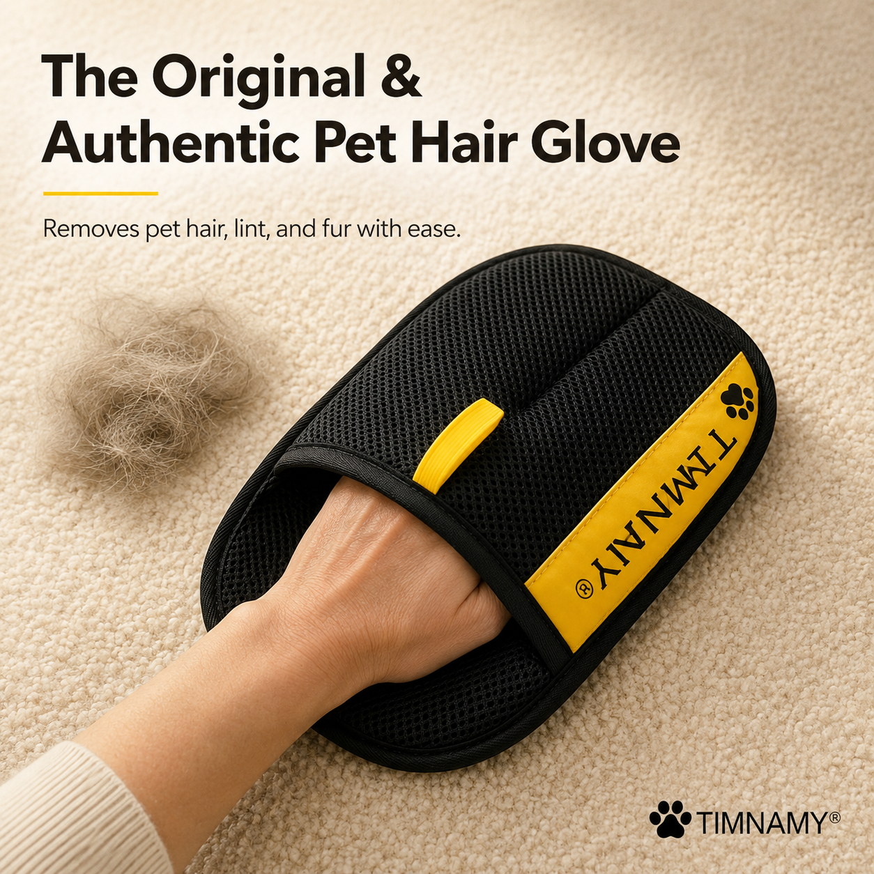 80% OFF TODAY🔥:TIMNAMY® 🎁Electrostatic Pet Hair Removal Glove – Lifts Embedded Fur in Seconds, Reusable & Washable, Works on Sofas, Clothes & Cars🎁🎁1
