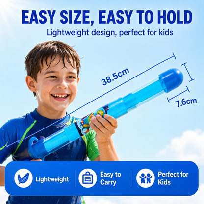 🥳 2026 HOT SALE💞70K+ SOLD! · 58% OFF! TIMNAMY® Pull-Out Firework Water Gun Toy 🎆💦 Fun Splash Water Blaster for Pool, Beach, Bath & Garden