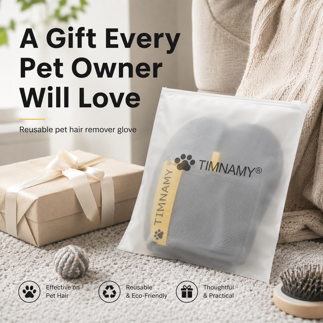 80% OFF TODAY🔥:TIMNAMY® 🎁Electrostatic Pet Hair Removal Glove – Lifts Embedded Fur in Seconds, Reusable & Washable, Works on Sofas, Clothes & Cars🎁🎁1