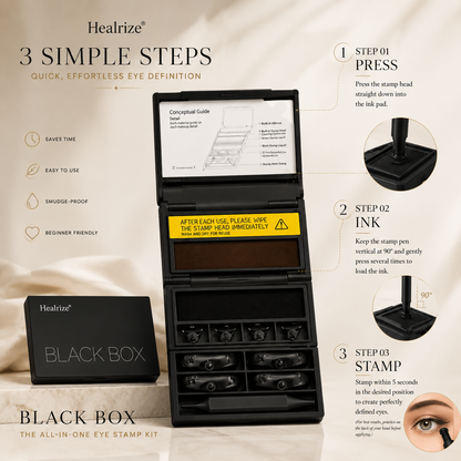 💖Healrize® 3-in-1 Instant Eye Makeup Stamp |  Fuller Lower Lashes • Clean Winged Liner • 💋 Cute Beauty Mark