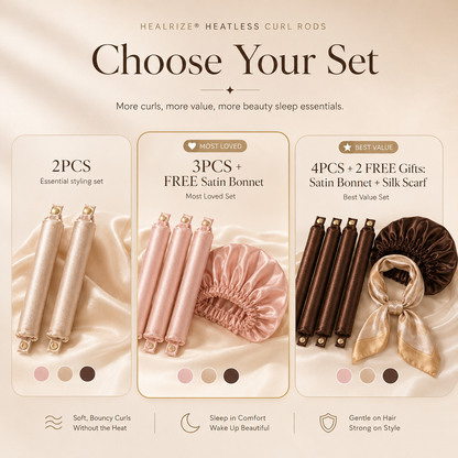 🔥 TODAY’S SPECIAL OFFER | Healrize® Heatless Curl Rods – 🌙Wake Up to Soft, Bouncy Curls Without the Heat ✨
