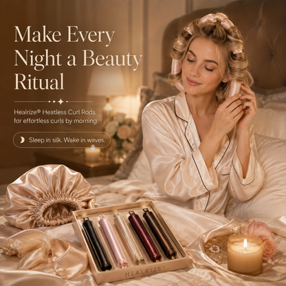 🔥 TODAY’S SPECIAL OFFER | Healrize® Heatless Curl Rods – 🌙Wake Up to Soft, Bouncy Curls Without the Heat ✨