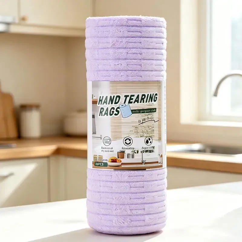⏳ Last Day 50% OFF - 🧽 20PCS Reusable Tearable Antibacterial Cleaning Cloths