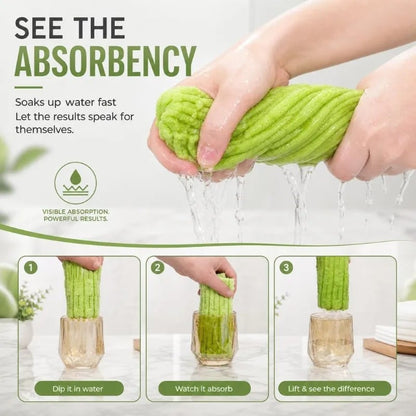 ⏳ Last Day 50% OFF - 🧽 20PCS Reusable Tearable Antibacterial Cleaning Cloths