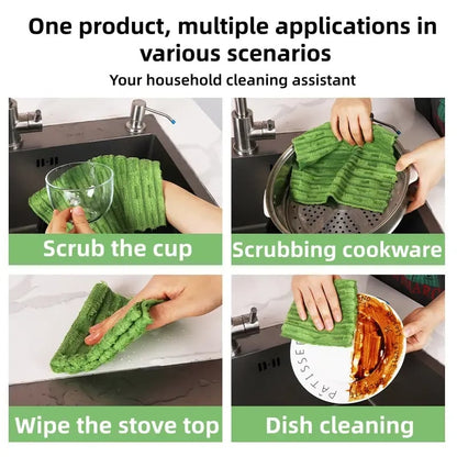 ⏳ Last Day 50% OFF - 🧽 20PCS Reusable Tearable Antibacterial Cleaning Cloths