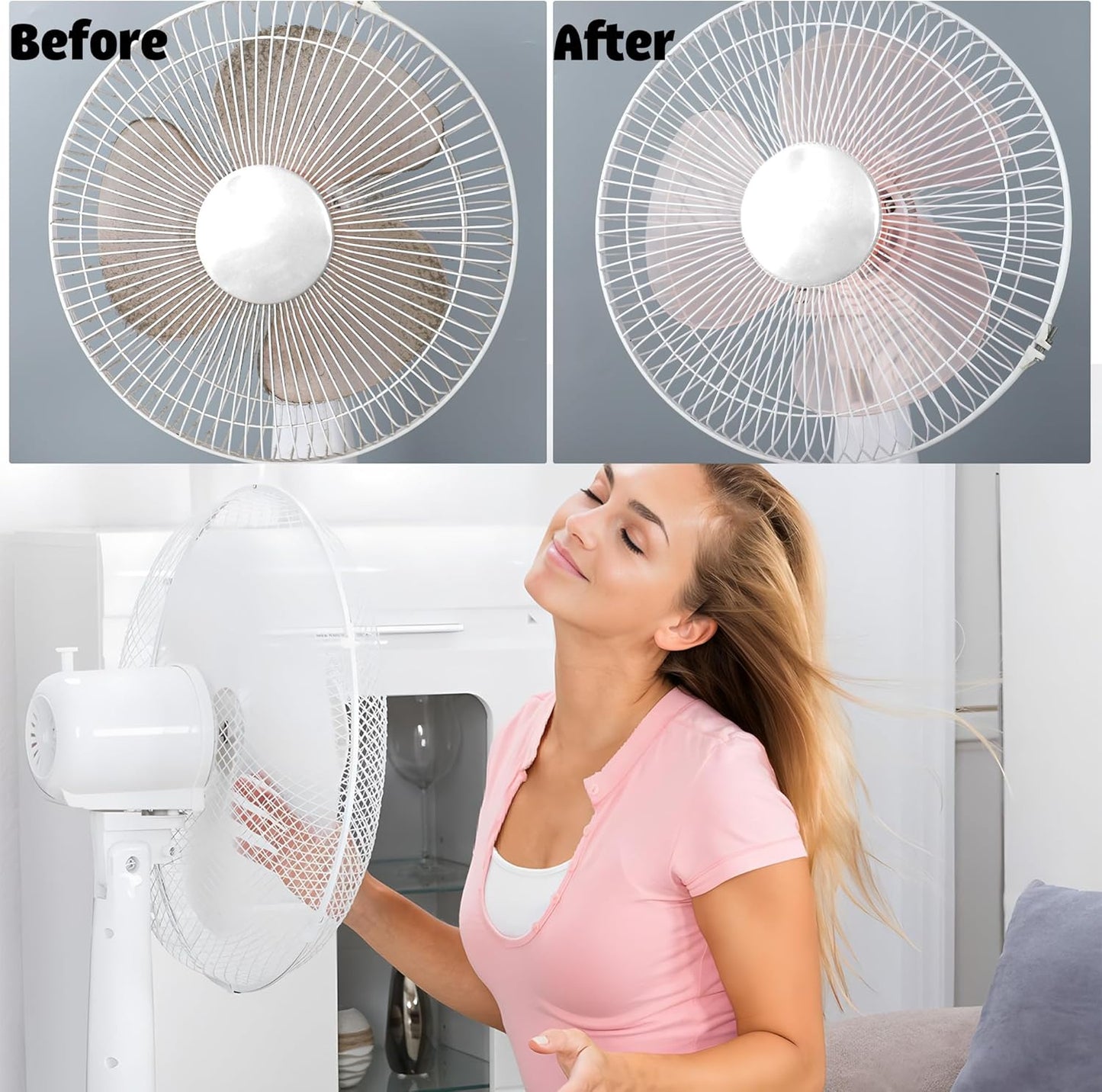 ⚡ 49% OFF Today 🔥 Healrize® Bendable Microfiber Fan & Vent Cleaner | 3-Pack Reusable Flexible Dust Remover Brush for Home, Car, Blinds & Hard-to-Reach Corners🧹1