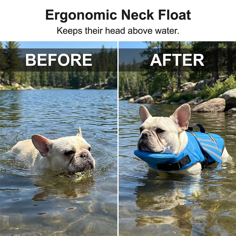 🐶Healrize® Dog Life Jacket – Adorable Wings, Buoyancy Support & Reflective Safety🌊