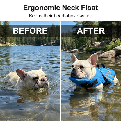 🐶Healrize® Dog Life Jacket – Adorable Wings, Buoyancy Support & Reflective Safety🌊
