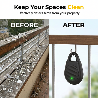 🐦Healrize® No more trouble from birds, beasts and locusts！Portable Ultrasonic Bird Repellent Keychain